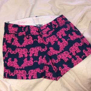 Lilly Pulitzer Elephant Shorts